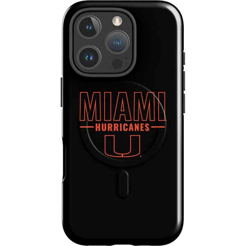 University of Miami Hurricanes iPhone 16 Pro Magsafe Impact Case